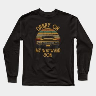 Vintage Carry On My Wayward Son Long Sleeve T-Shirt